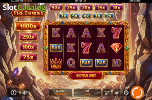 Ecran2. Fire Diamond slot