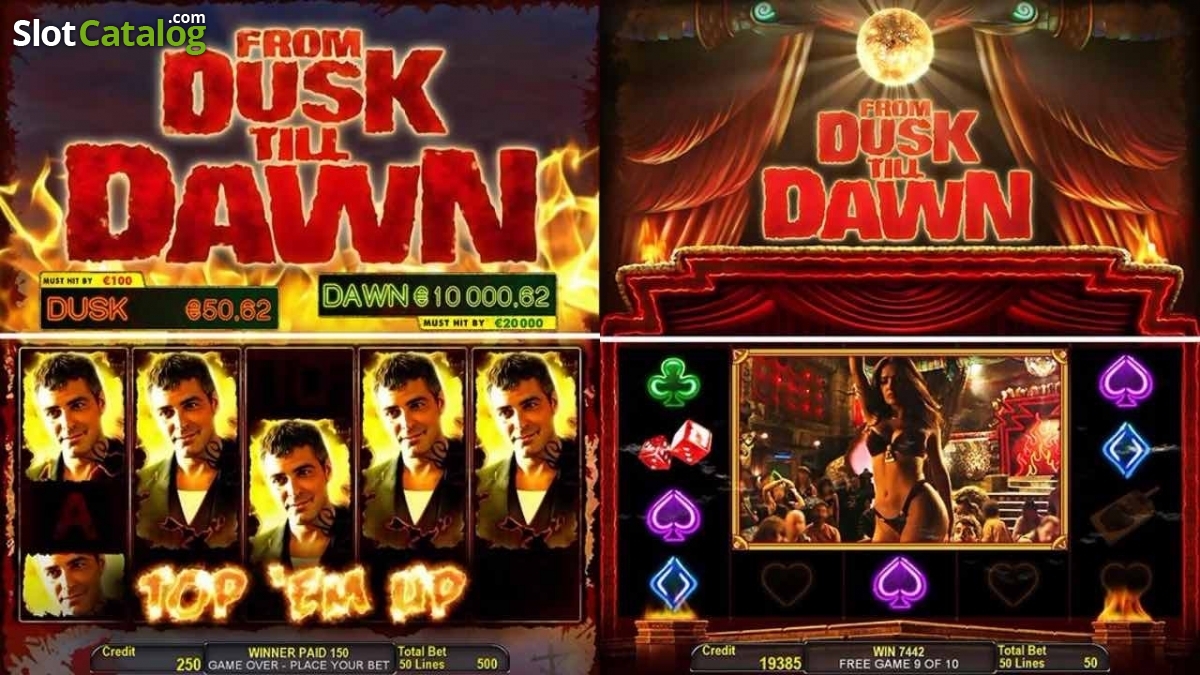 Play the new From Dusk Till Dawn slot from Novomatic