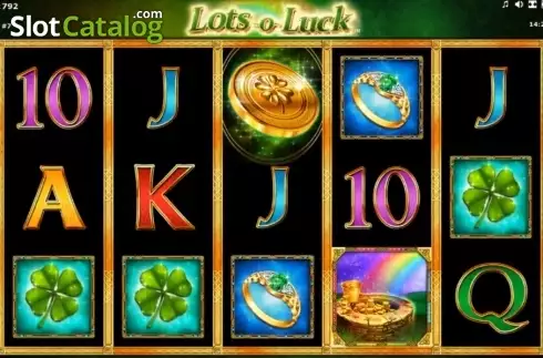 Game Workflow screen. Lots-o-Luck slot