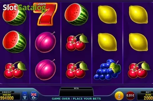 Bildschirm2. Fruit Parade slot