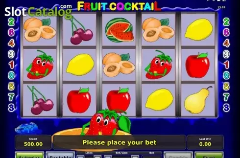 Game Workflow screen. Fruit Cocktail (Others) slot
