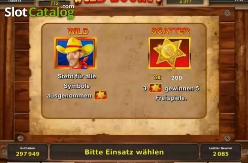 Captura de tela4. Wild Bounty (Big Wave Gaming) slot