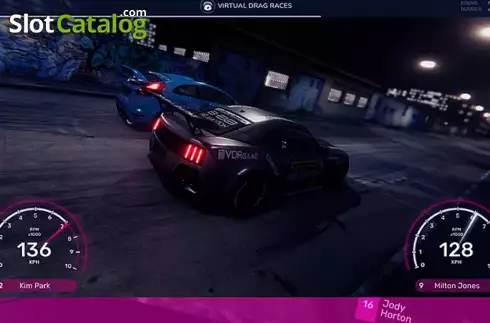 Captura de tela2. Virtual Drag Races slot
