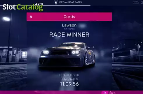 Captura de tela3. Virtual Drag Races slot