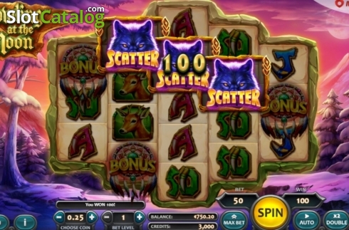 Schermo6. Howling At The Moon slot