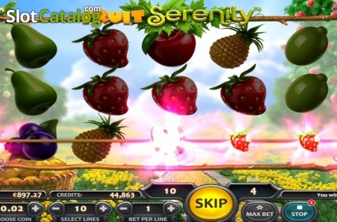 Ekran5. Fruit Serenity yuvası