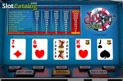 Game Screen 4. Joker Poker (Nucleus Gaming) slot