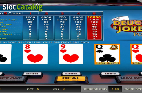 Captura de tela3. Deuces & Jokers Poker (Nucleus Gaming) slot