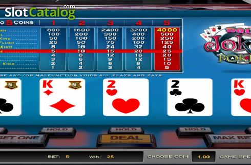 Скрин4. Double Joker Poker (Nucleus Gaming) слот