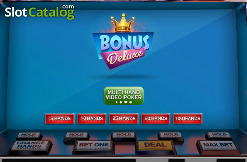 Game Screen 1. Bonus Deluxe Poker MH (Nucleus Gaming) slot