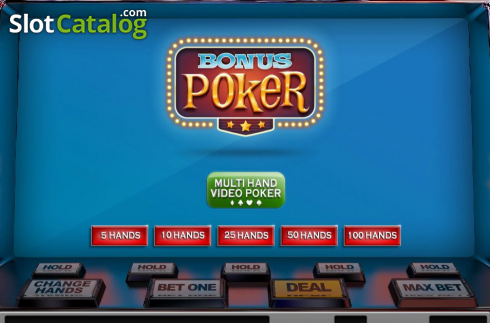 Écran2. Bonus Poker MH (Nucleus Gaming) Machine à sous
