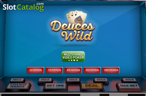 画面2. Deuces Wild MH (Nucleus Gaming) カジノスロット