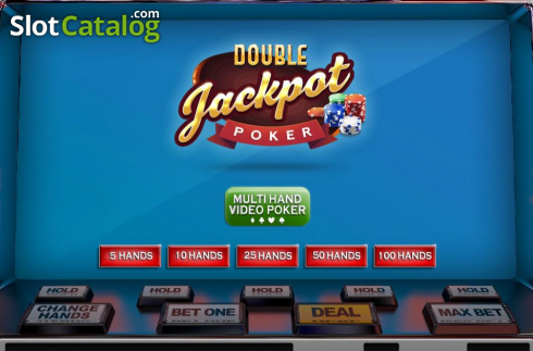 Game Screen 1. Double Jackpot Poker (Nucleus Gaming) slot