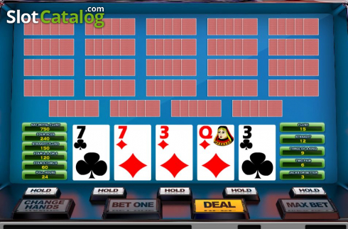 Écran3. Double Jackpot Poker (Nucleus Gaming) Machine à sous
