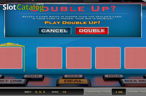Pantalla5. Pyramid Poker Jacks or Better (Nucleus Gaming) Tragamonedas 