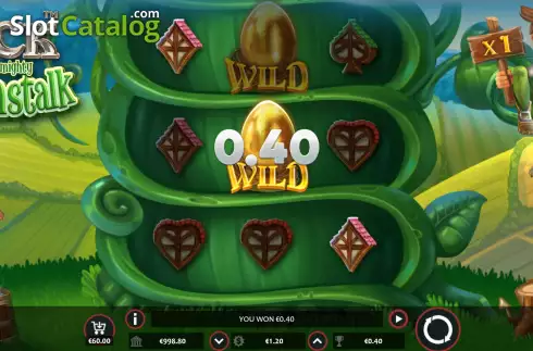 Schermo3. Jack And The Mighty Beanstalk slot