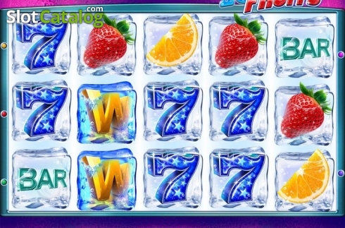 Skärmdump4. Icy Fruits (Octavian Gaming) slot