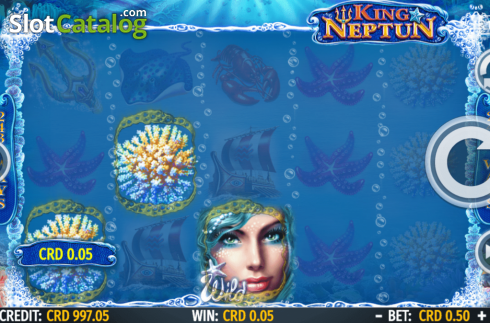 画面3. King Neptun カジノスロット