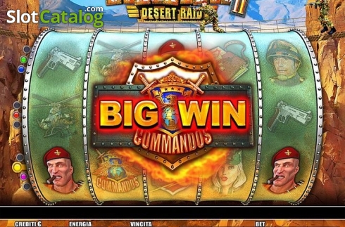 Big Win. Commandos II Desert Raid slot