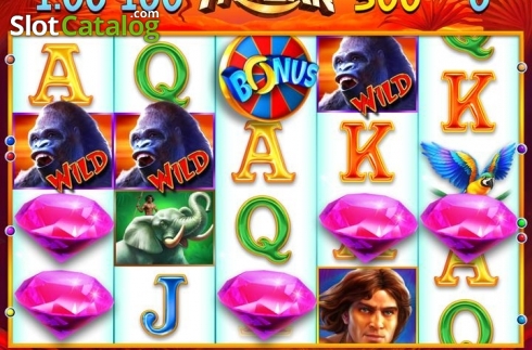 Reel Screen. Tarzan (Octavian Gaming) slot