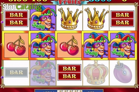 Ecran4. Royal Fruits (Octavian Gaming) slot