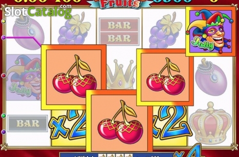 Reel Screen. Royal Fruits (Octavian Gaming) slot