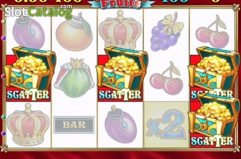 Reel Screen. Royal Fruits (Octavian Gaming) slot
