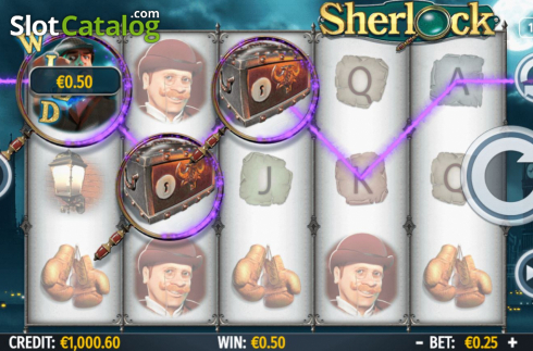 画面4. Sherlock (Octavian Gaming) カジノスロット