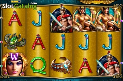 Skärmdump4. Golden Egypt (Octavian Gaming) slot