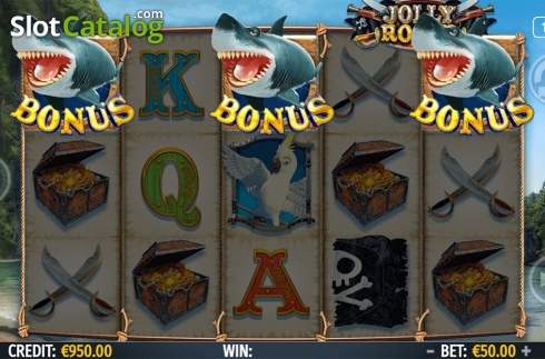 Bonus simbols screen. Jolly Roger (Octavian Gaming) slot