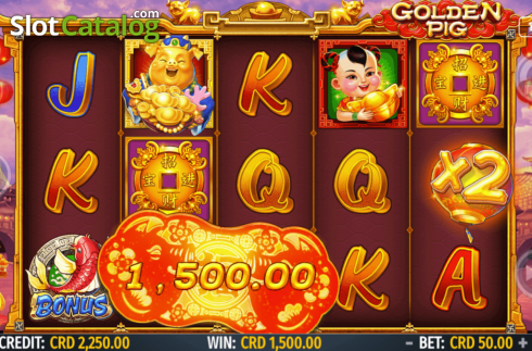 Bonus Win. Golden Pig (Octavian Gaming) slot