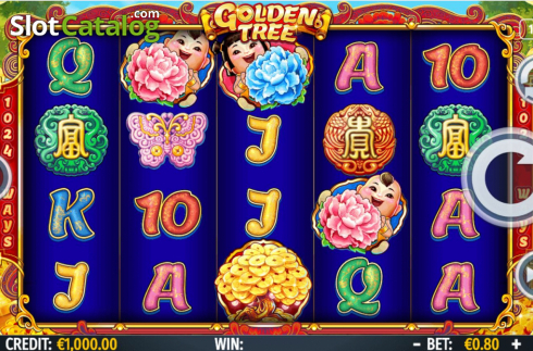 画面2. Golden Tree (Octavian Gaming) カジノスロット