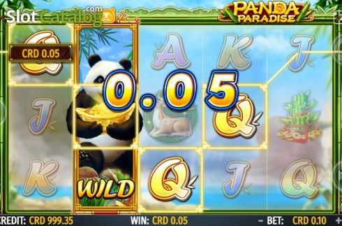 Win screen 2. Panda Paradise slot