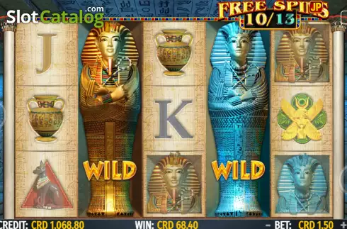 Free Spins screen 3. Secret Of Scarabx slot