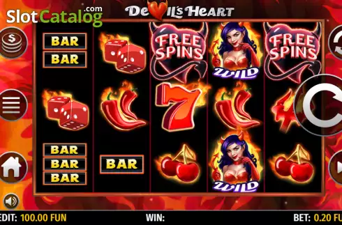 Ecran2. Devils Heart slot