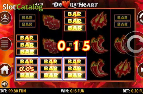 Win screen 2. Devils Heart slot