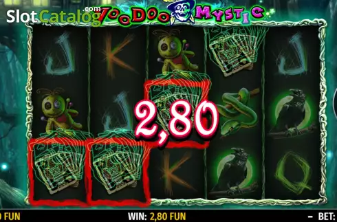 Win screen 2. Voodoo Mystic slot