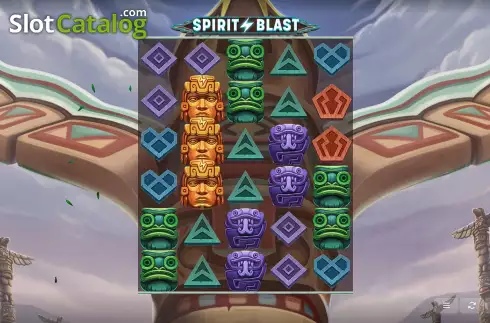 Game Screen. Spirit Blast slot