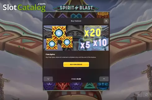 画面8. Spirit Blast カジノスロット