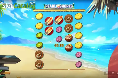 Win screen 2. Pearly Shores slot