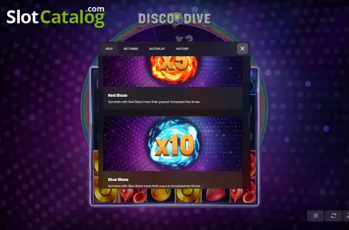 Ekran8. Disco Dive yuvası