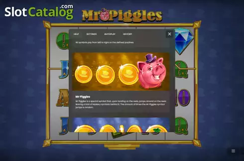画面7. Mr Piggles カジノスロット