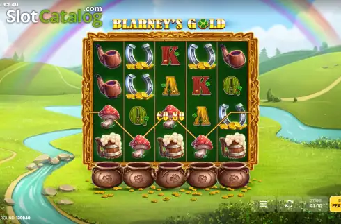 画面5. Blarney's Gold カジノスロット