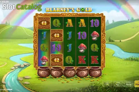 画面7. Blarney's Gold カジノスロット