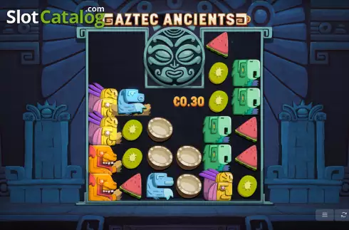 Win screen. Aztec Ancients slot