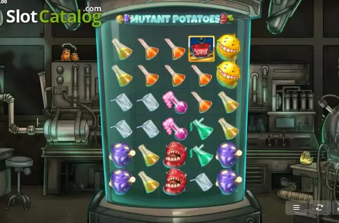 Game screen. Mutant Potatoes slot