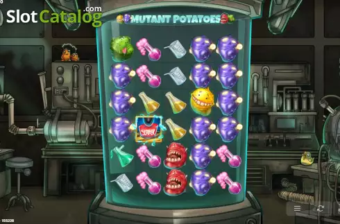 Win screen 2. Mutant Potatoes slot