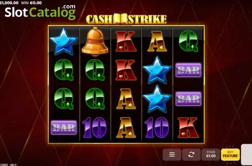 Game Screen. Cash Strike (Octoplay) slot