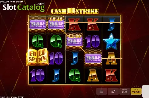 Win Screen. Cash Strike (Octoplay) slot