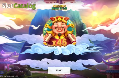 Start Screen. Caishen's Temple of Gold slot